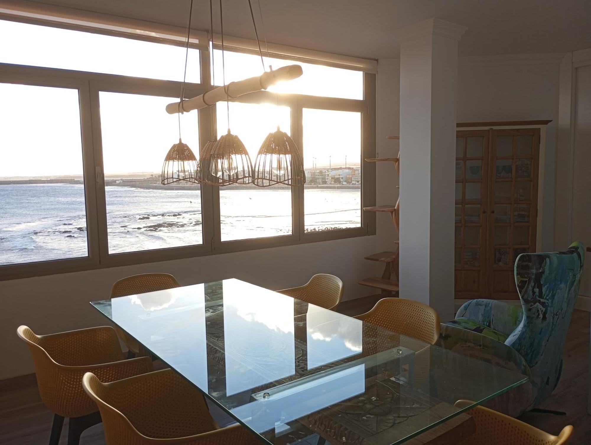 Sea View On Arinaga Beach Apartment Bagian luar foto